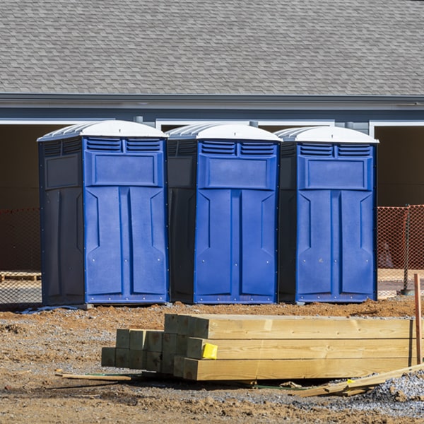 is there a specific order in which to place multiple porta potties in Raritan